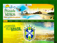 Tablet Screenshot of pousadadosventos.com.br